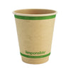 Compostable 10 oz Smooth Insulated Paper Hot Cups