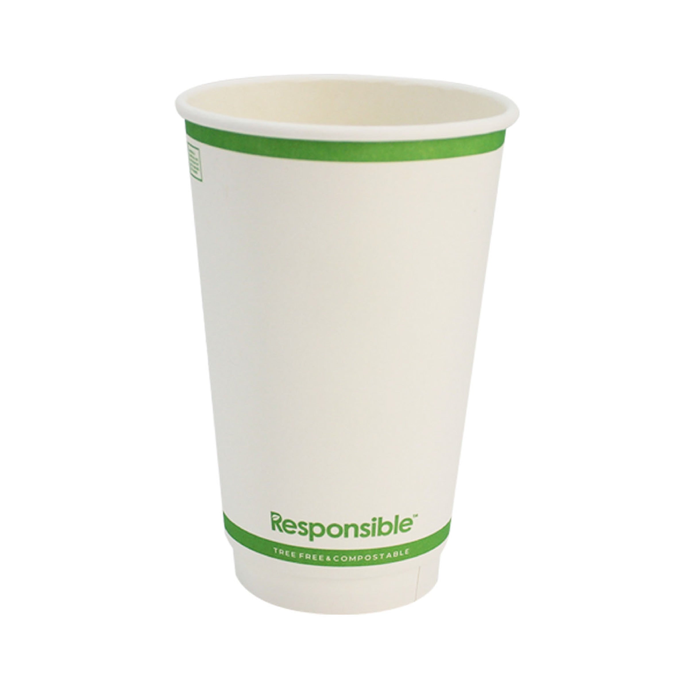 RP Tree-Less™ Compostable Smooth Insulated Paper Hot Cups