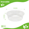 Compostable 4 oz Clear Portion Cup Fits  9-24 oz Clear Cold Cup