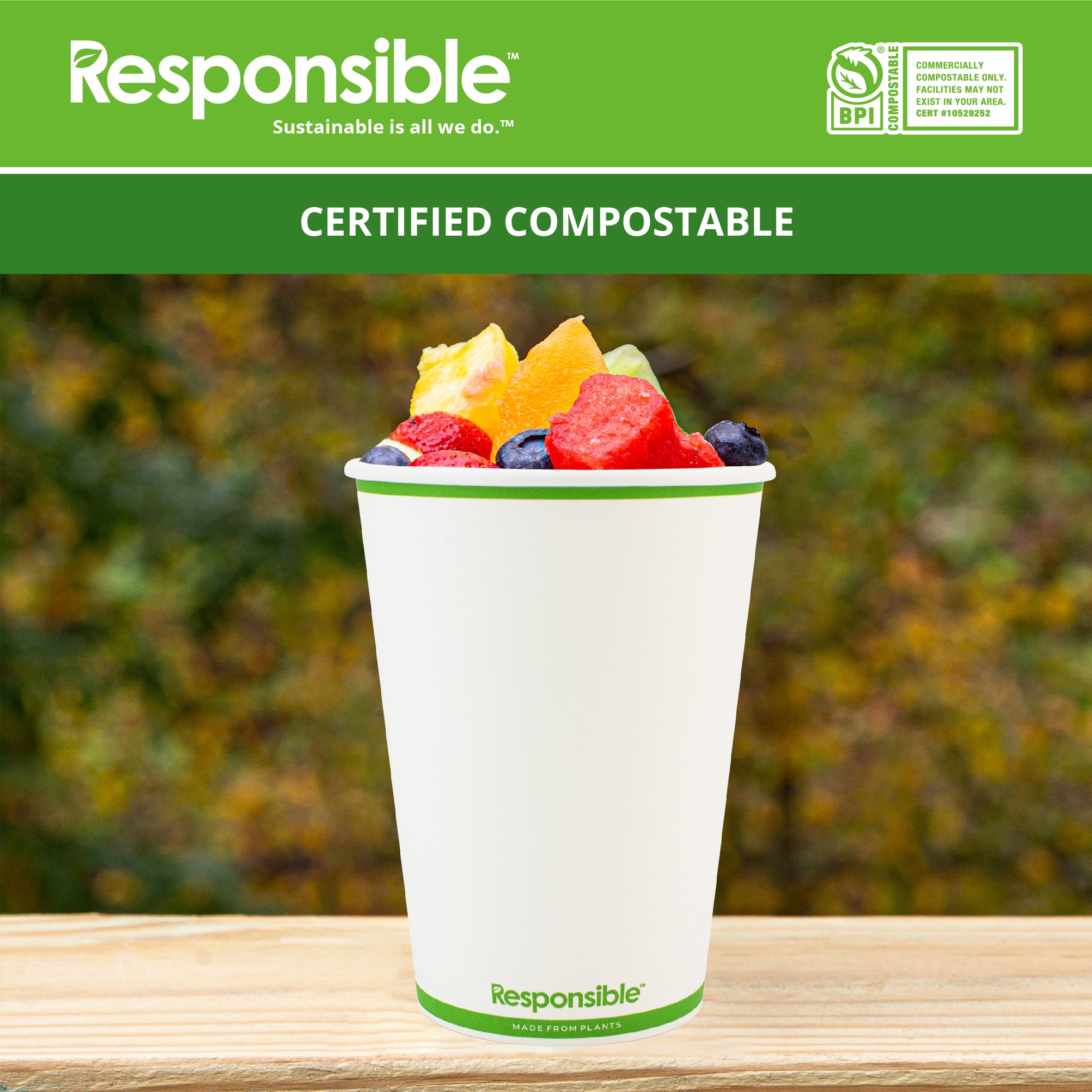 32 oz Food Container Bowls | Tree-Less™ Compostable Paper