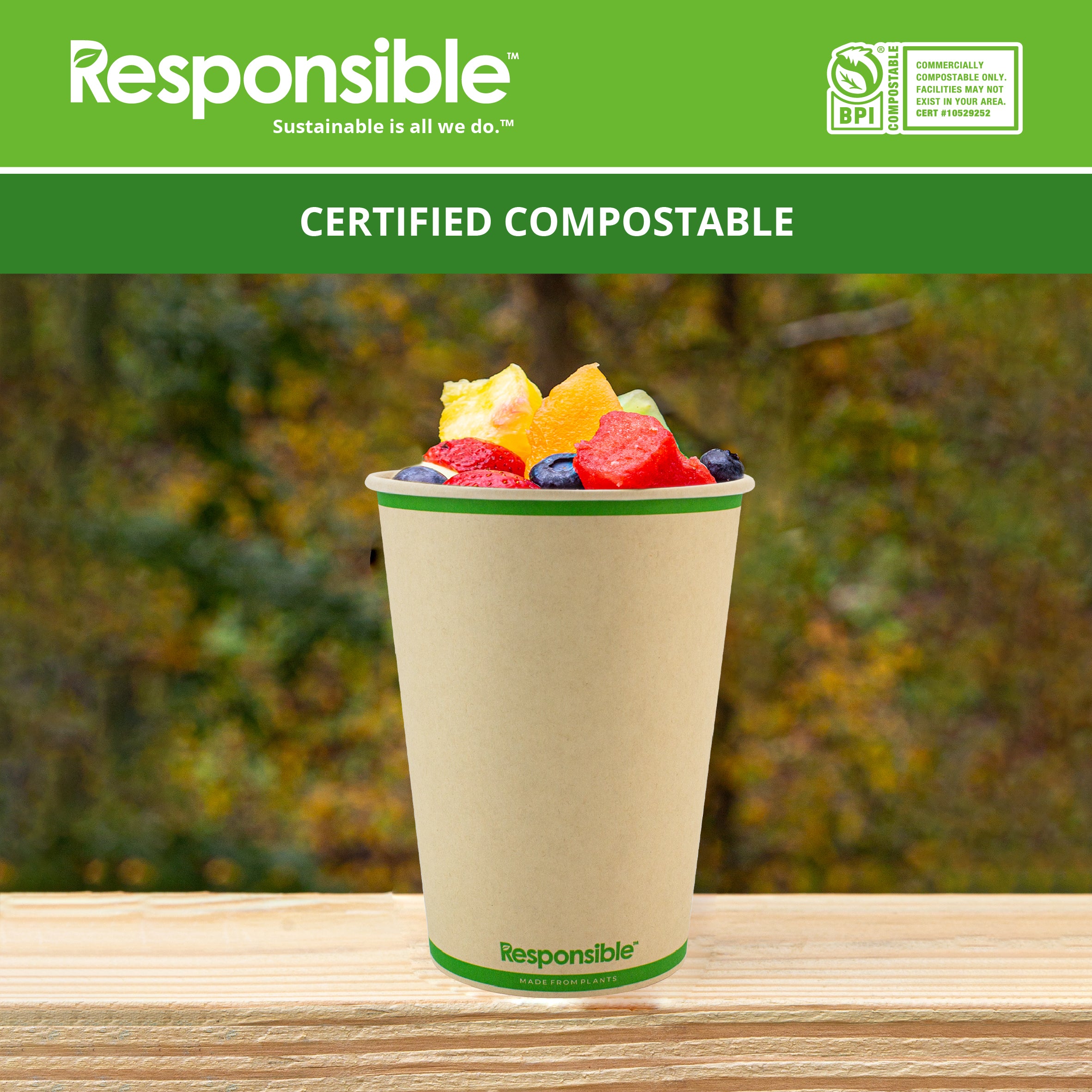 32 oz Food Container Bowls | Tree-Less™ Compostable Paper