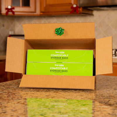 Resealable Zip Gallon Freezer Compostable Food Bag