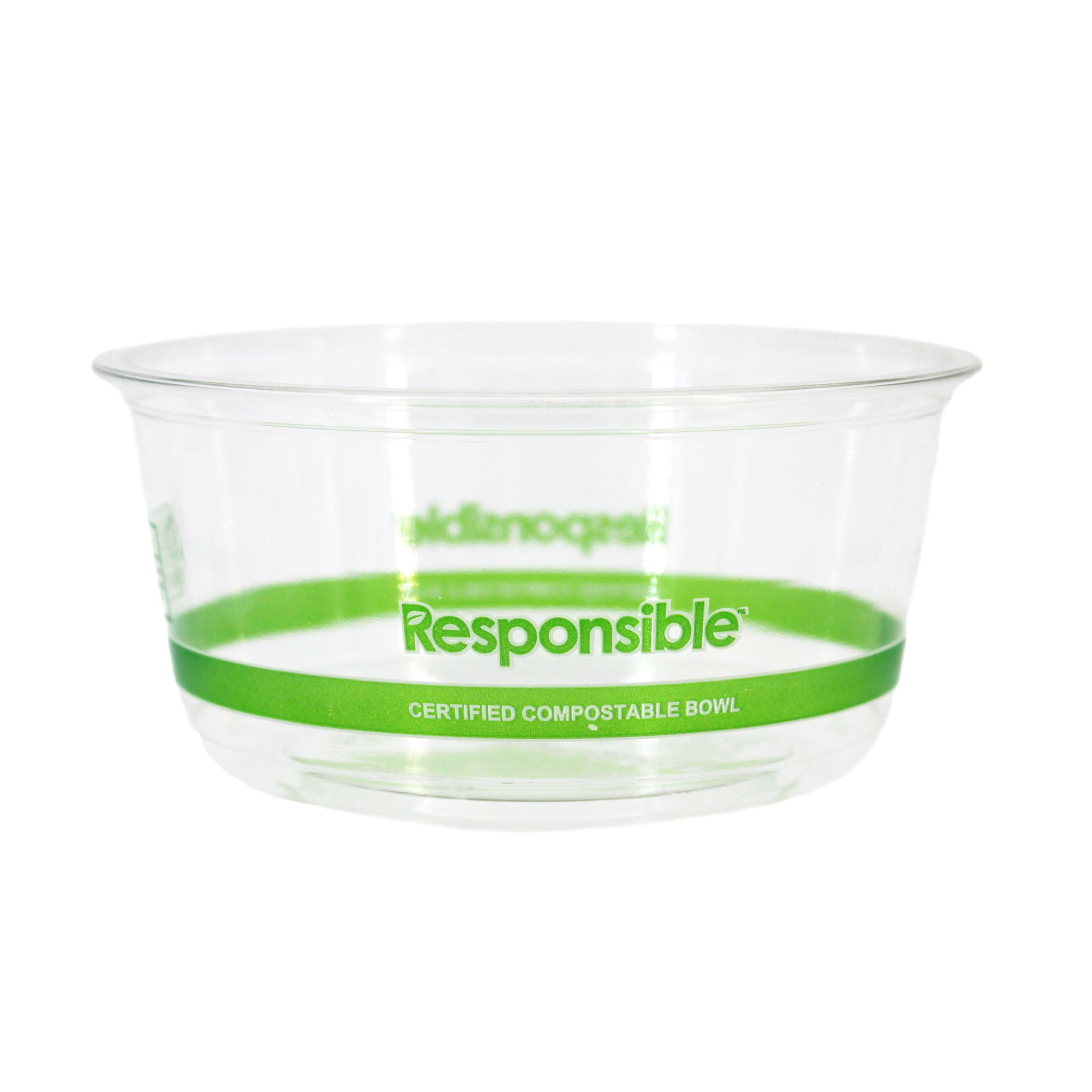 Compostable 12 oz Clear Round Deli Container