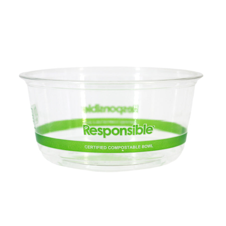 Sample of 12 oz Clear Compostable Round Deli Container