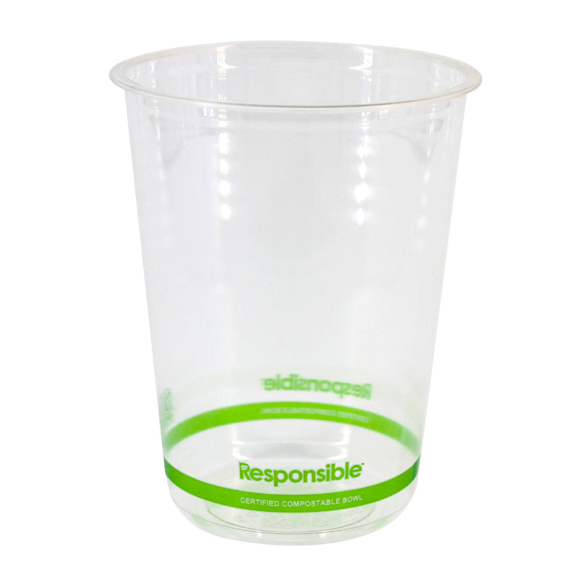 Compostable 32 oz Clear Round Deli Container