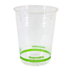 Compostable 32 oz Clear Round Deli Container