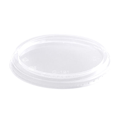Lids for Compostable Clear Round Deli Containers (All Sizes)