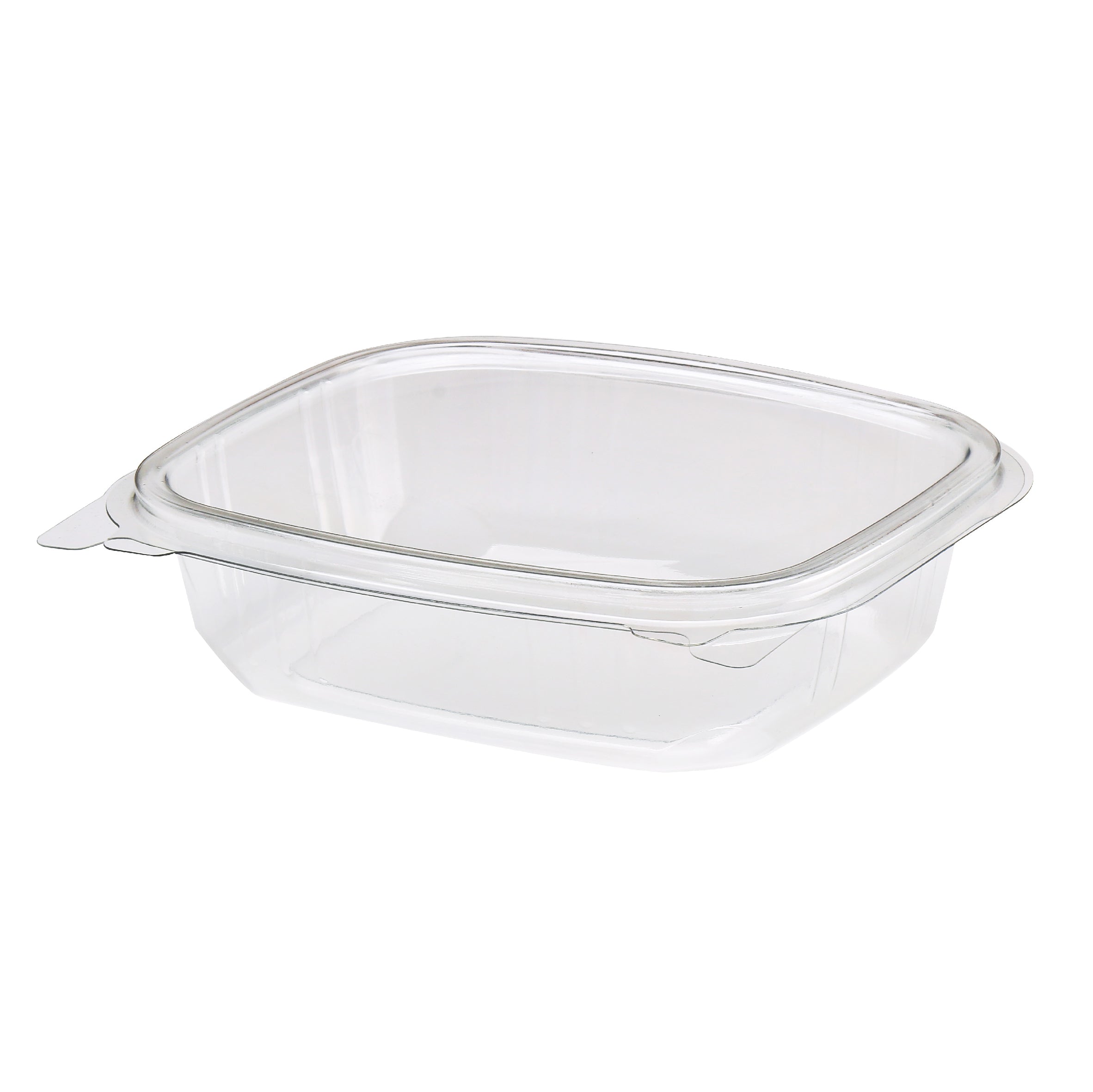 Compostable 24 oz Clear Hinged Deli Containers