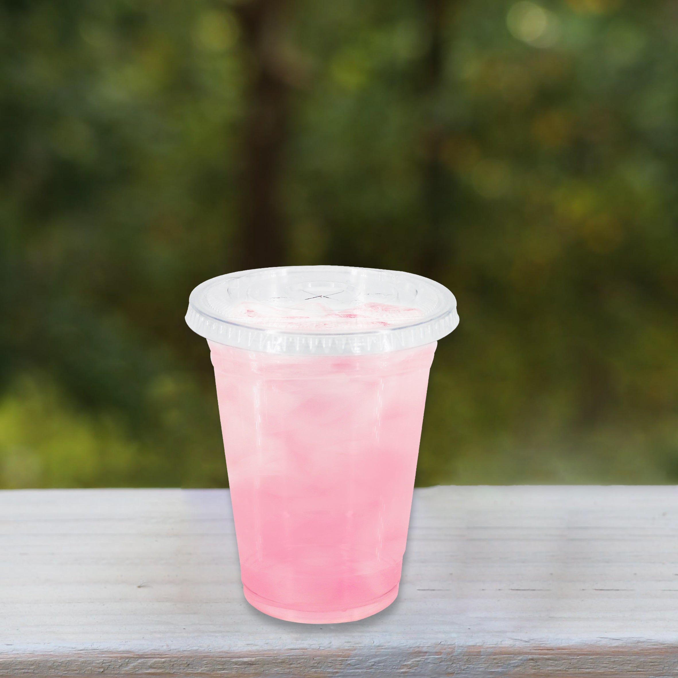 PET Flat Lid for 12-24 oz Cup