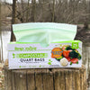 Quart Resealable Zip Compostable Food Storage Bags (7" x 7.4")