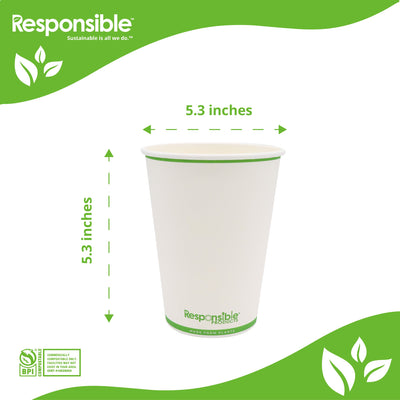 Compostable 32 oz Paper Food Container Bowls