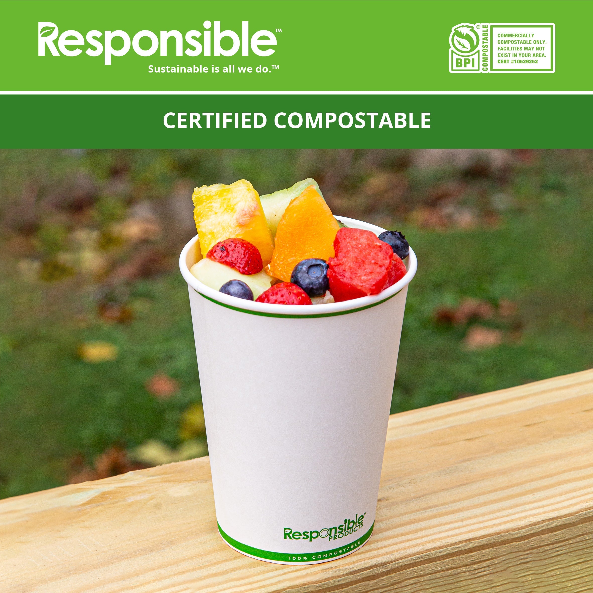 24 oz Food Container Bowls | Tree-Less™ Compostable Paper