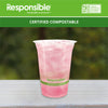 Compostable 16 oz Clear Cold Cups