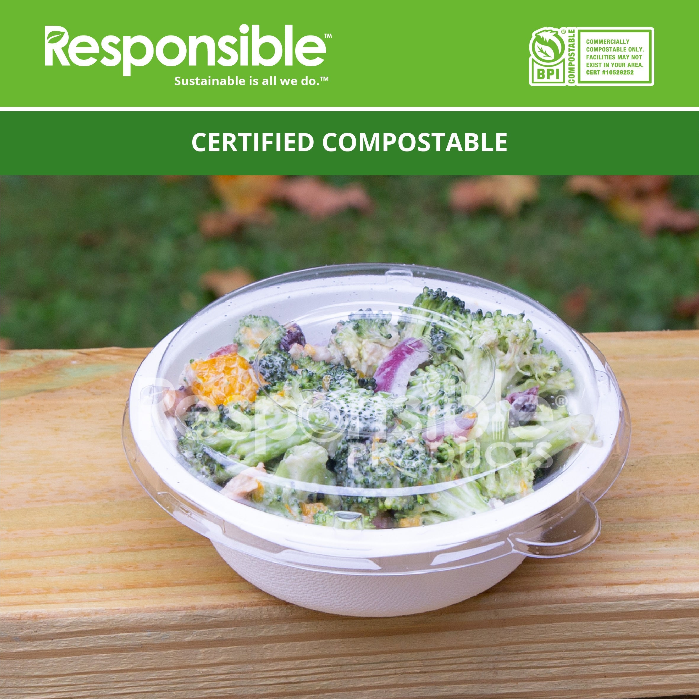 12 oz Classic Bowls  | Tree-Less™ Compostable Molded Fiber