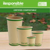 Compostable 6 oz Paper Hot Cups