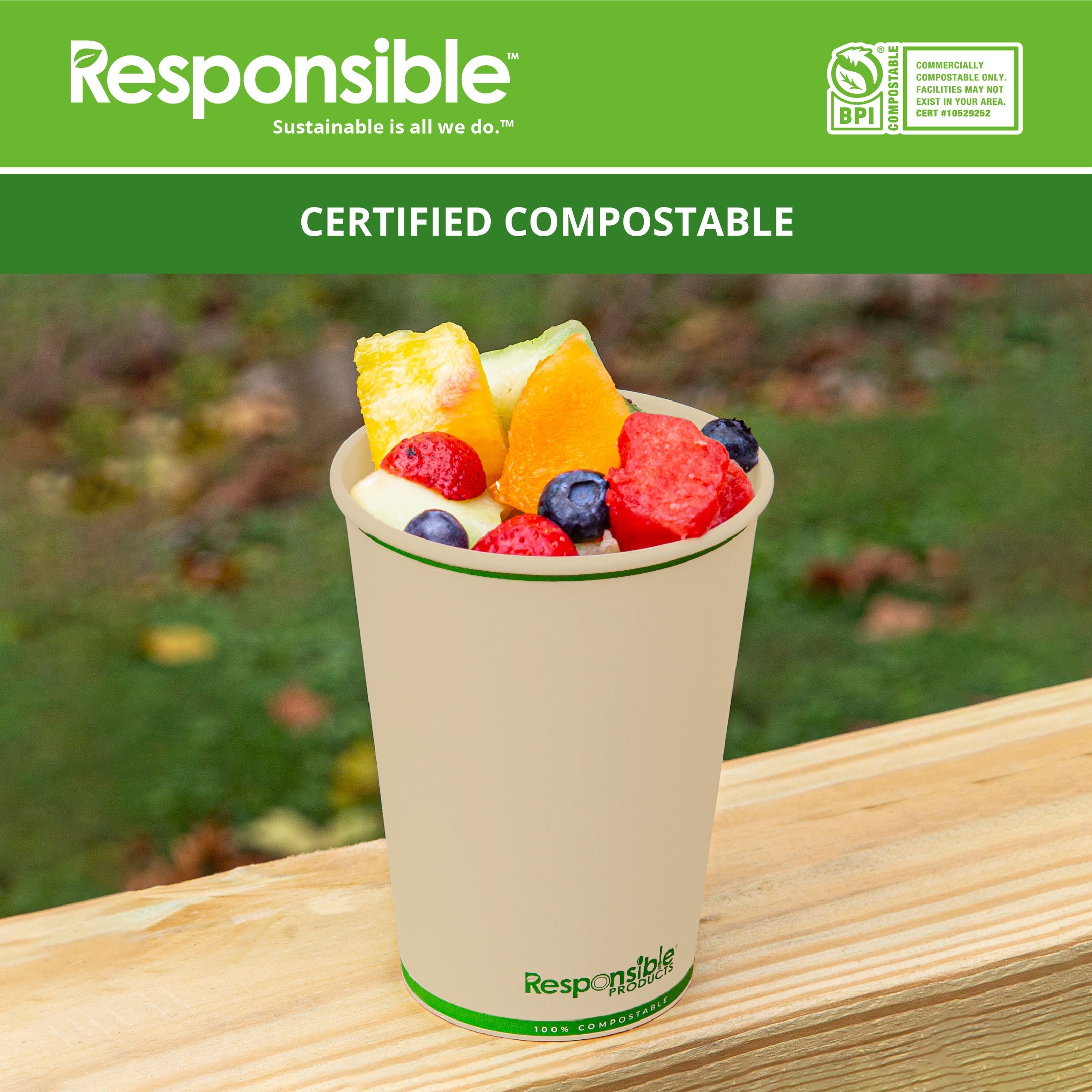 24 oz Food Container Bowls | Tree-Less™ Compostable Paper