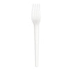 Compostable 6.75 Inch Forks White