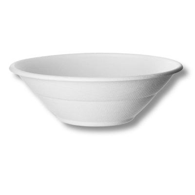 Compostable 32 oz Noodle Molded Fiber Bowls White