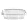 Compostable 24 oz Clear hinged deli containers