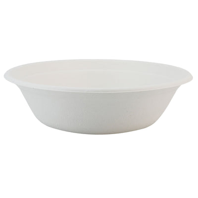 Compostable 32 oz Multipurpose Molded Fiber Bowls White