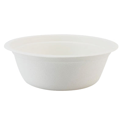 Compostable 16 oz Classic Molded Fiber Bowls White