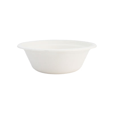 Compostable 12 oz Classic Molded Fiber Bowls White