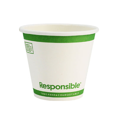 Compostable 8 oz Paper Hot Cups