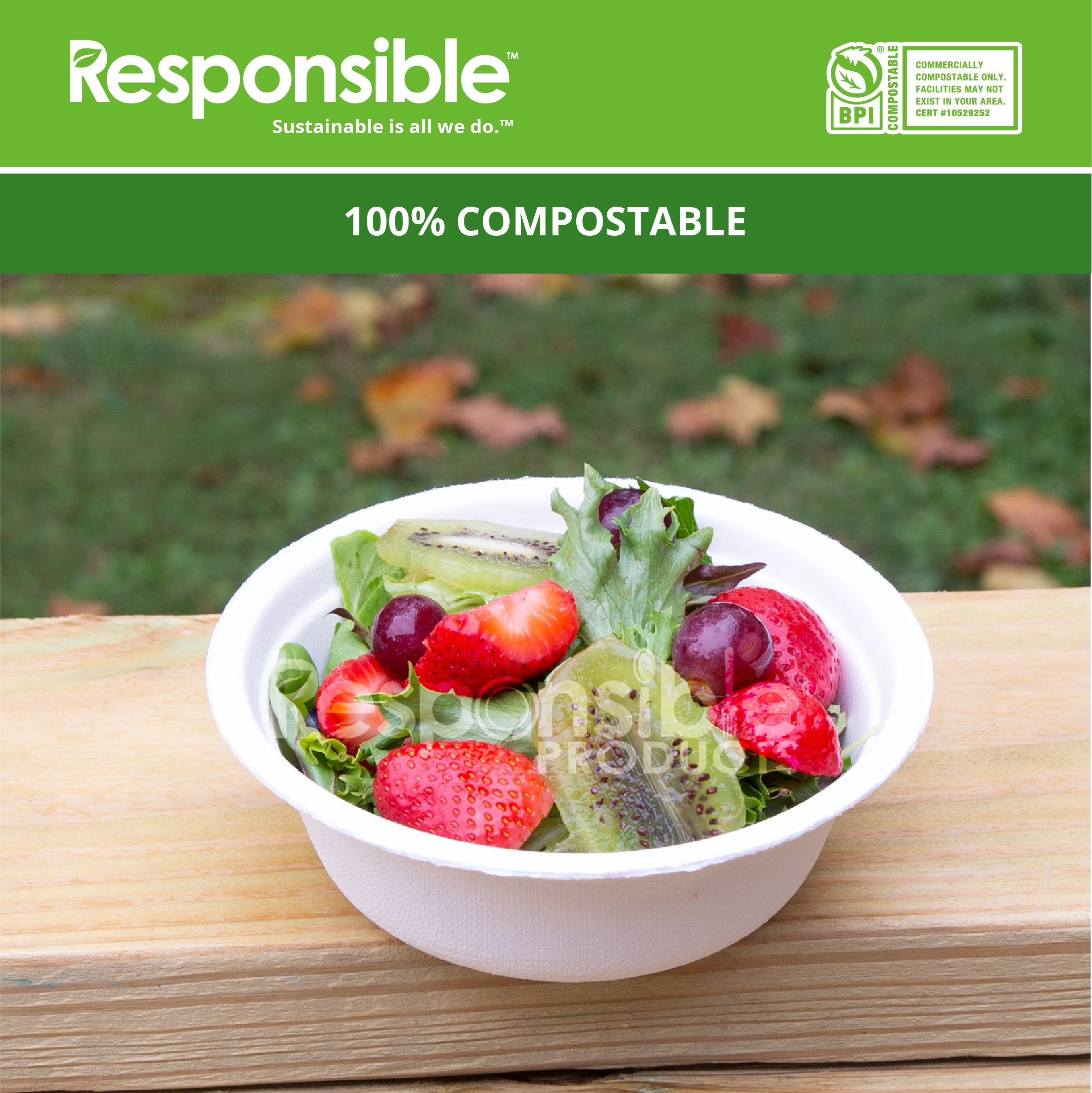 Compostable 16 oz Molded Fiber Bowls Value Pack