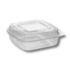 8 x 8 inch Compostable Clear Hinged Container