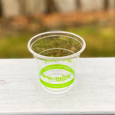 Compostable 5 oz Clear Cold Cups