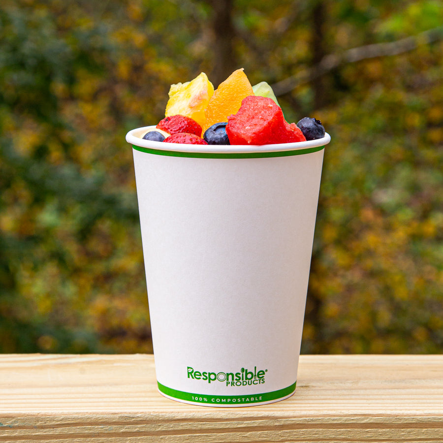 UNIQ® 12 oz Red Eco-Friendly Compostable Cups – Eco Friendly Supplies