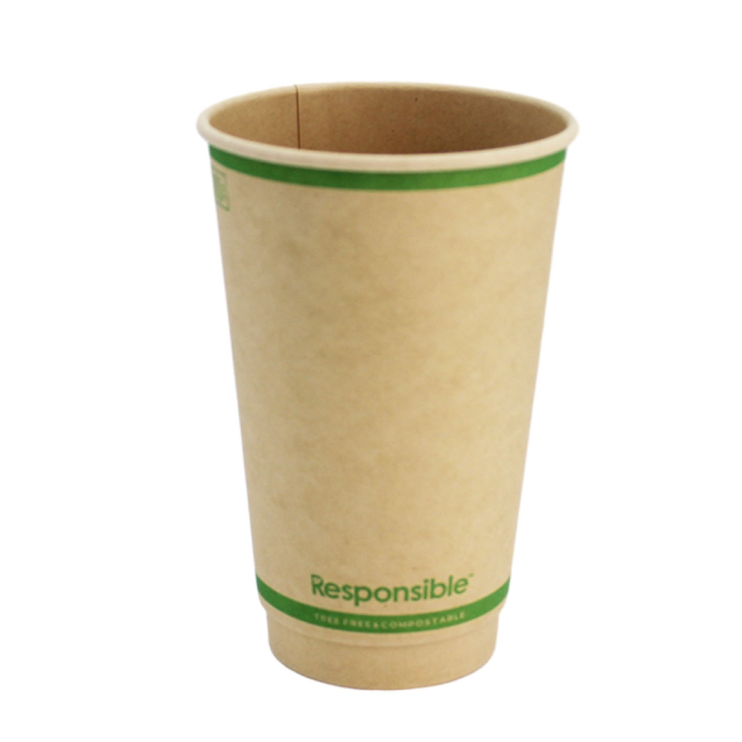 16 oz Rigid Insulated Hot Cups | Tree-Less™ Compostable Paper