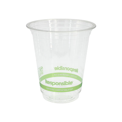 Compostable 12 oz Clear Cold Cups